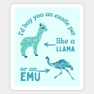 A Llama or an Emu Magnet